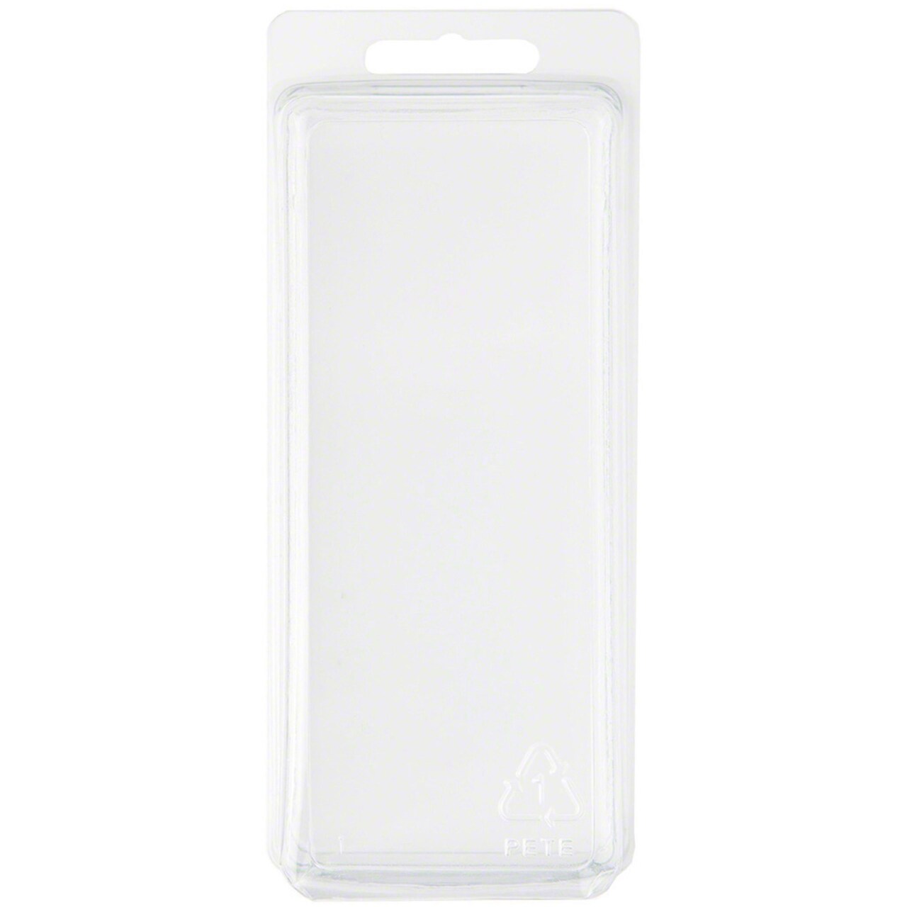 Collecting Warehouse Clear Plastic Clamshell Package / Storage Container, 5.19" H x 2.19" W x 2.38" D